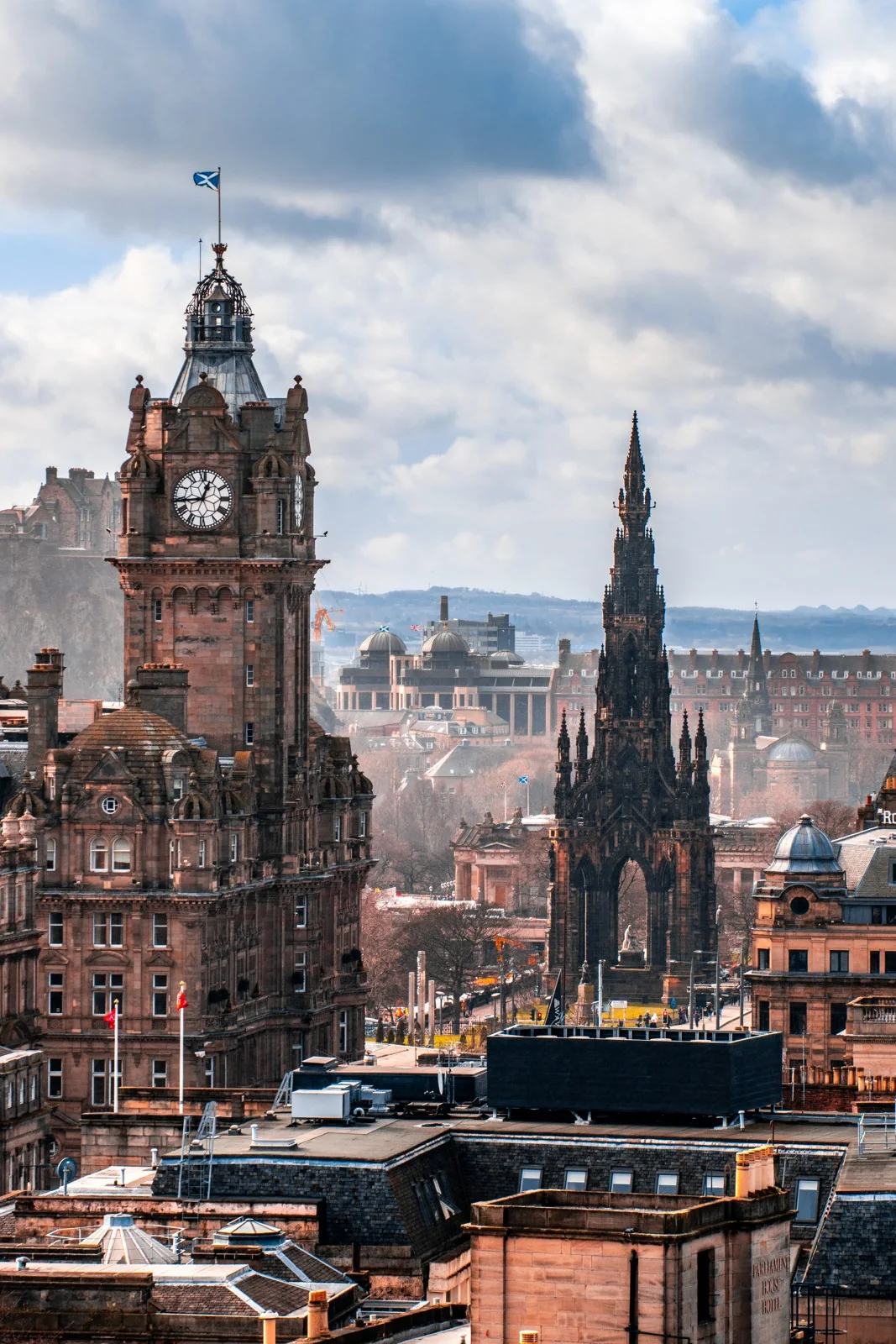 Edinburgh rooftops