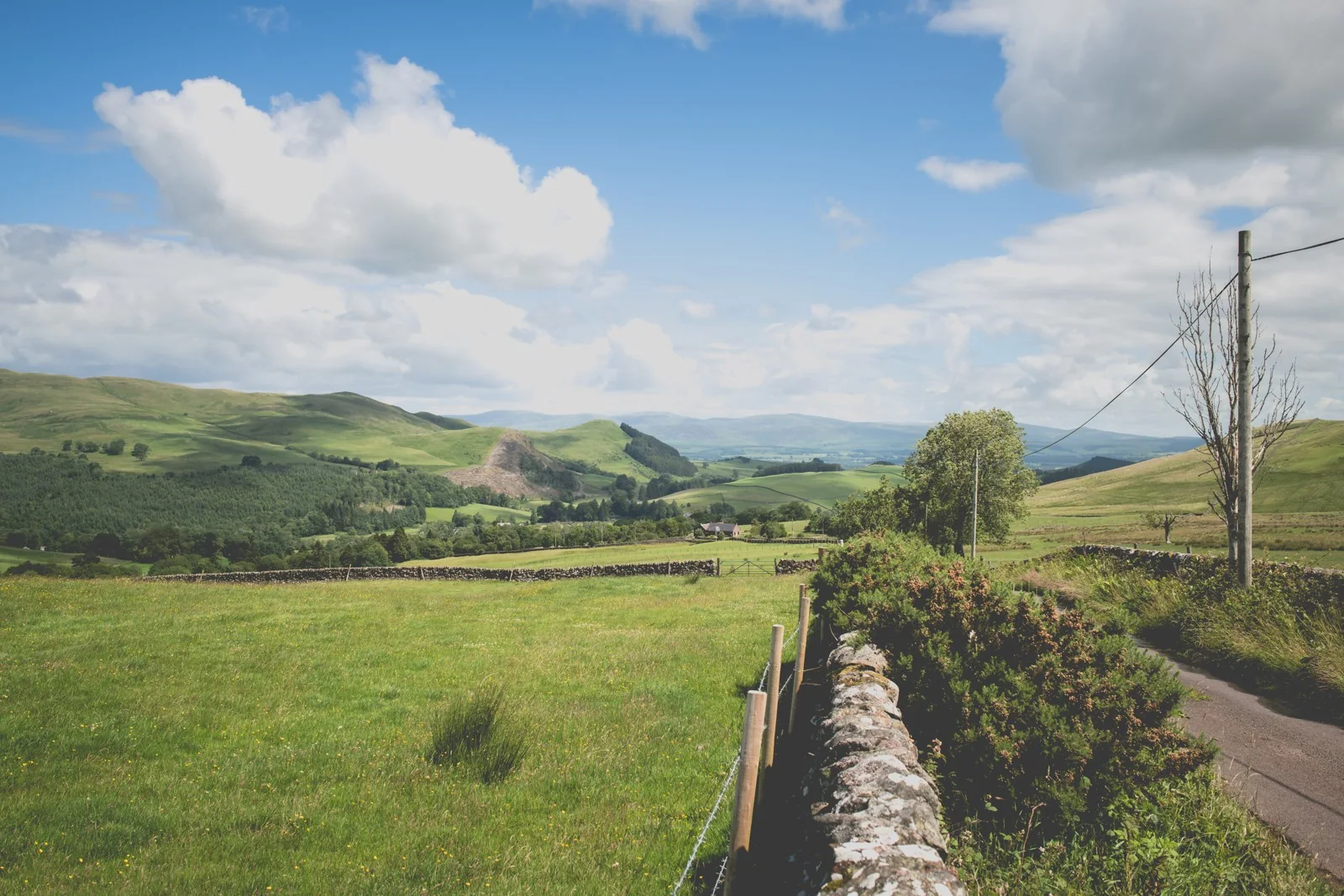 Across the valley